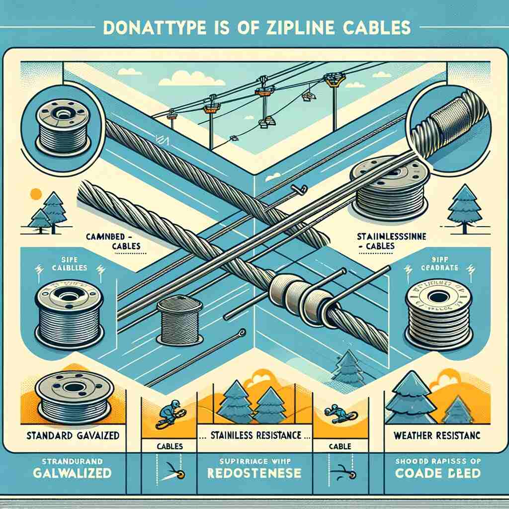 Types of Zipline Cables and Their Impact on Performance