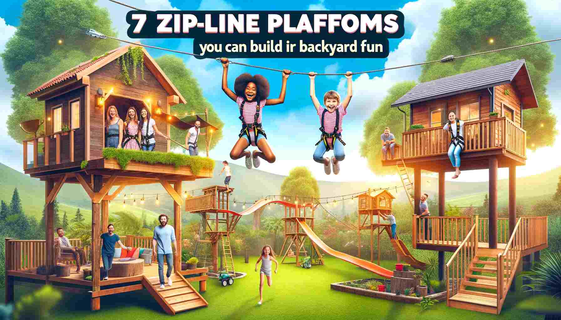 7 Zipline Platforms You Can Build for Backyard Fun