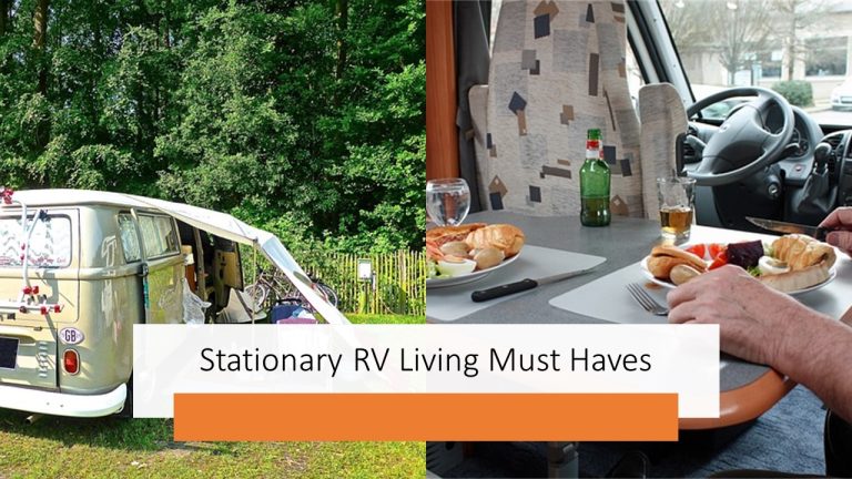 Stationary RV Living Must Haves