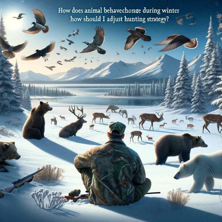 How Does Animal Behavior Change During Winter And How Should I Adjust My Hunting Strategy
