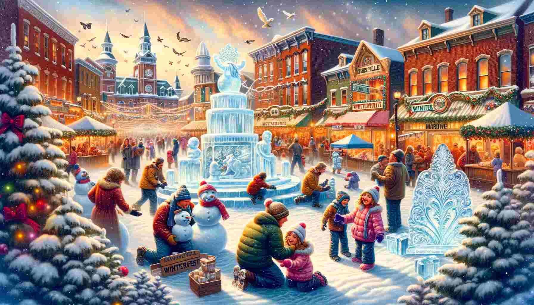 Here's the featured image for “Celebrating Winter in Pennsylvania A Guide to the 2024 Marienville WinterFest and More” capturing the vibrant winter scene in Marienville, Pennsylvania during the WinterFest. The image showcases the festive and community spirit of the event.