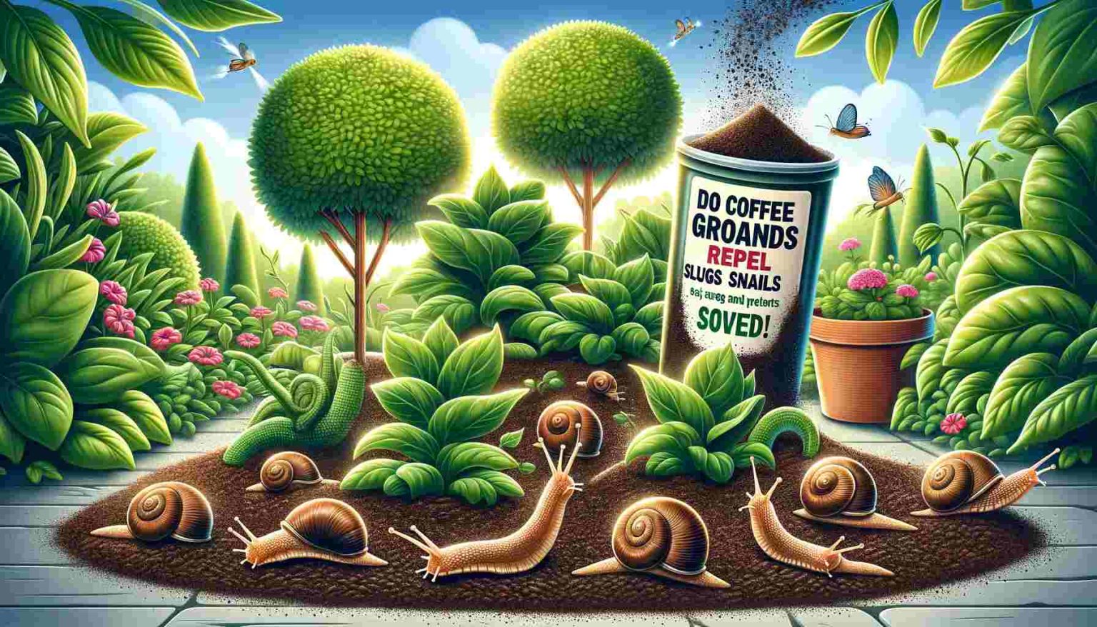 Do Coffee Grounds Repel Slugs and Snails Solved! Outdoor Doer