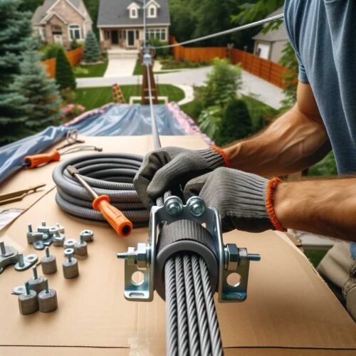 Zip Track Installation How to Install a Backyard Zip Line: Step-by-Step Guide - Outdoor Doer
