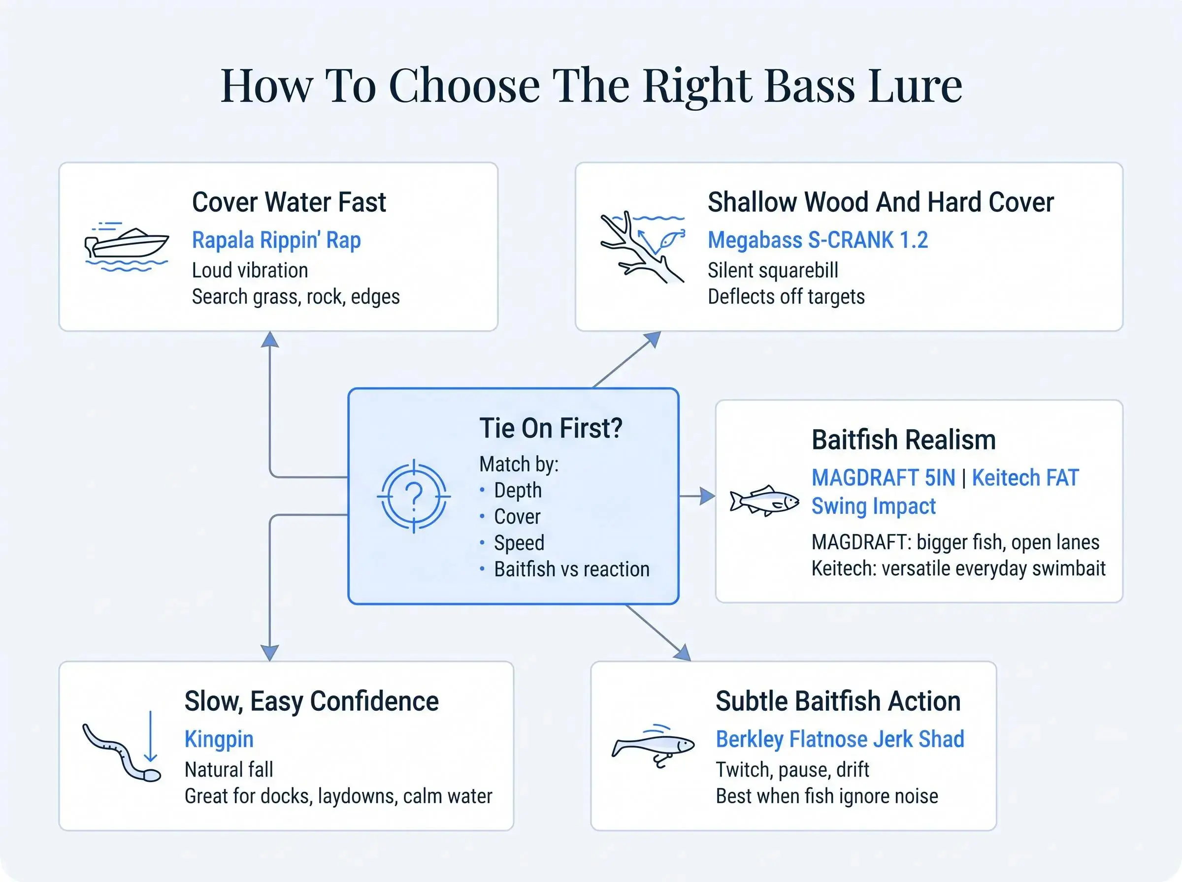 Choosing the best fishing lures for bass without overthinking it
